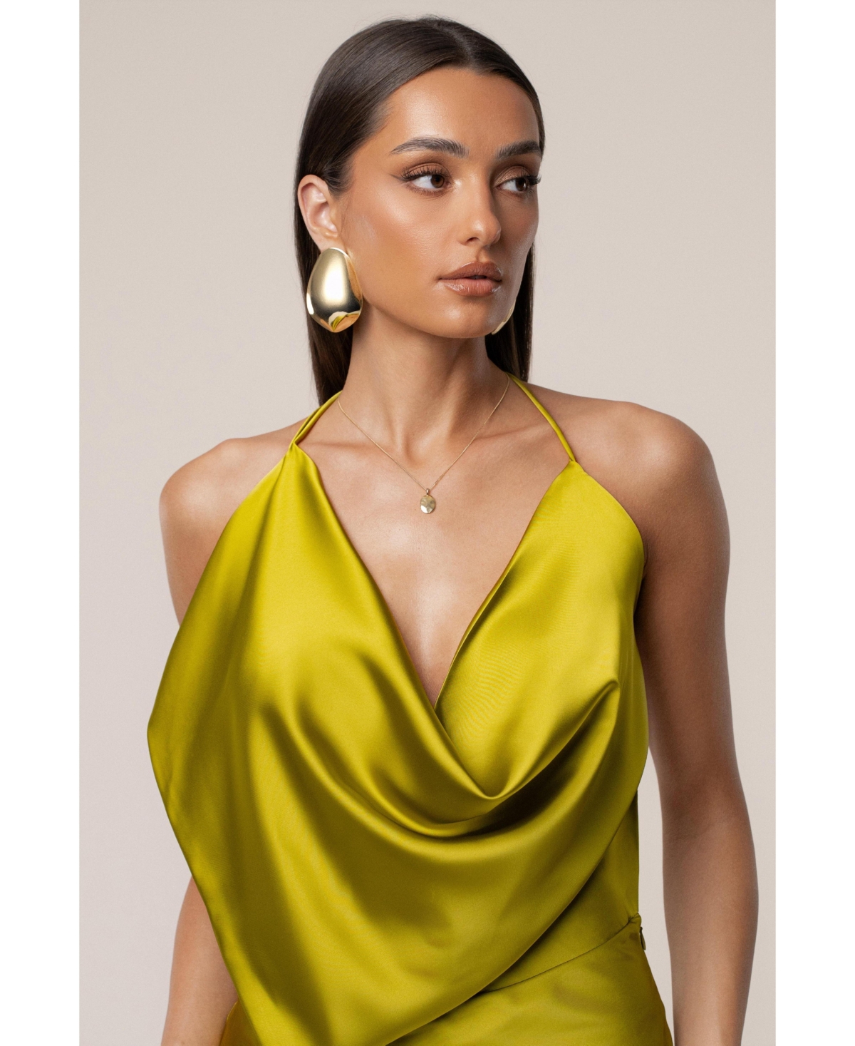 Jluxlabel Women's Delmara Cowl Maxi Dress