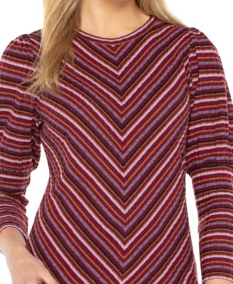 Women's Striped Crewneck Top