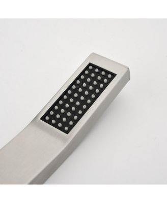 Rain Shower Head, Hand Shower Head, Water Control Valve, Shower Bracket, Hose and Niche Shower System