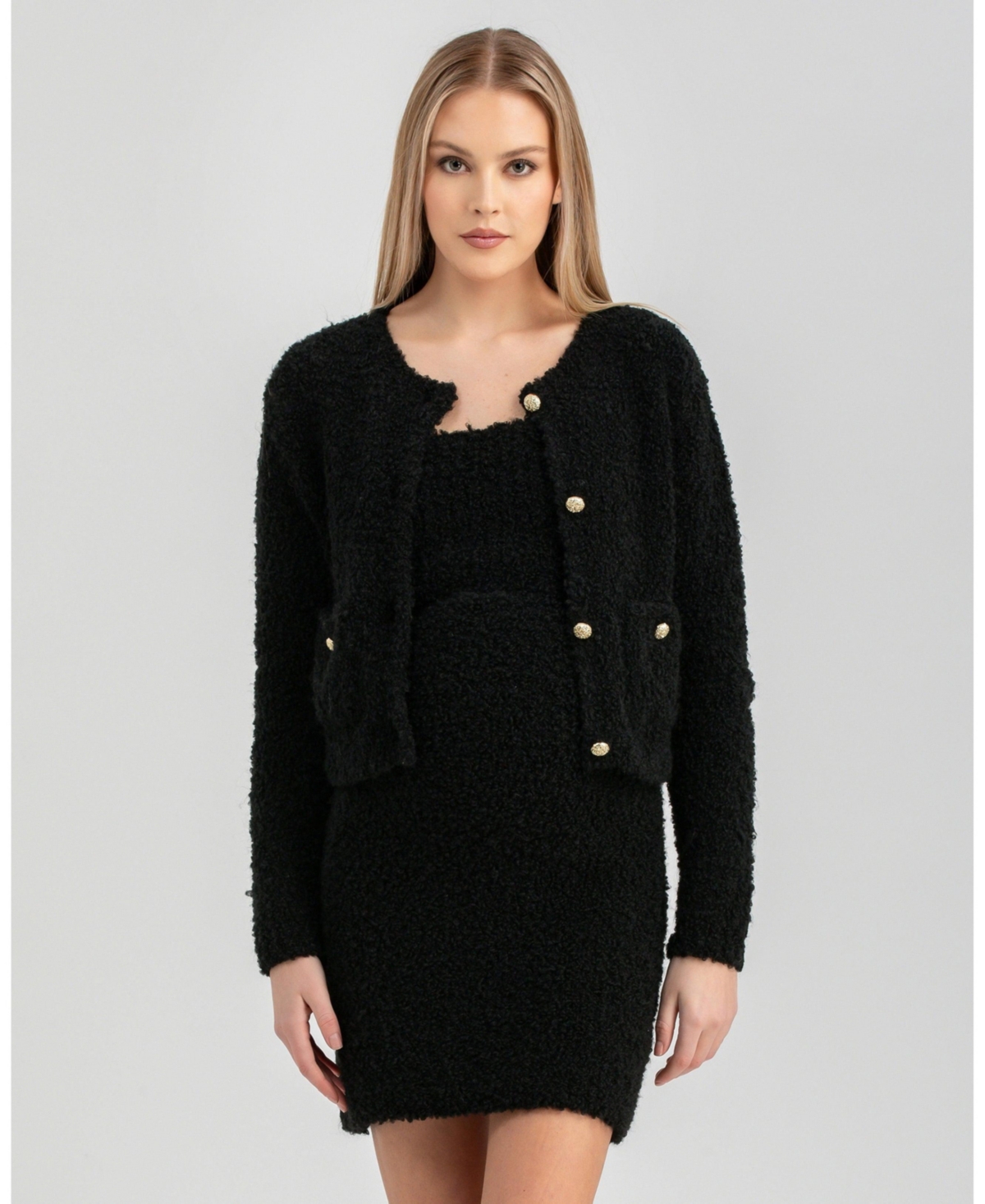 Pietro Brunelli Maternity Strapless Tweed Bodycon Mini Dress Verbier