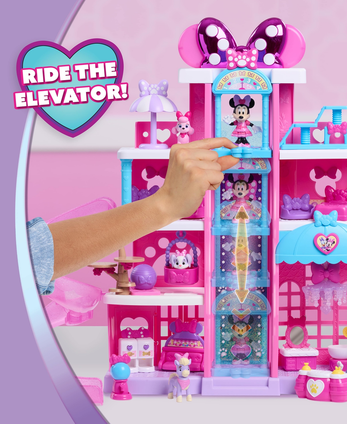 Minnie Mouse Pet Hotel Play Set In Purple