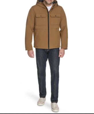 Men's Rib Stop Softshell with Hood Jacket 