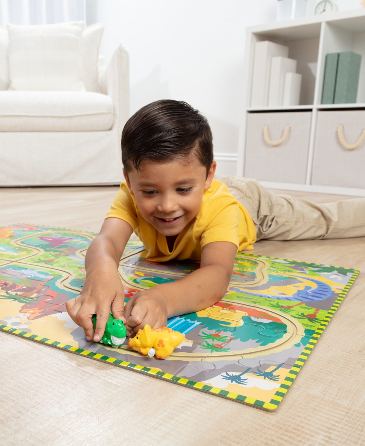 Melissa & Doug Dinosaur Chase Tracks Puzzle