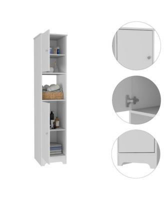 Ibis Linen Cabinet White MDF