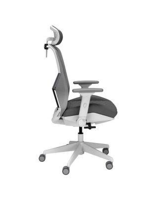 Office Gaming Chair - High Back, Cooling Gel Seat - Ghost White