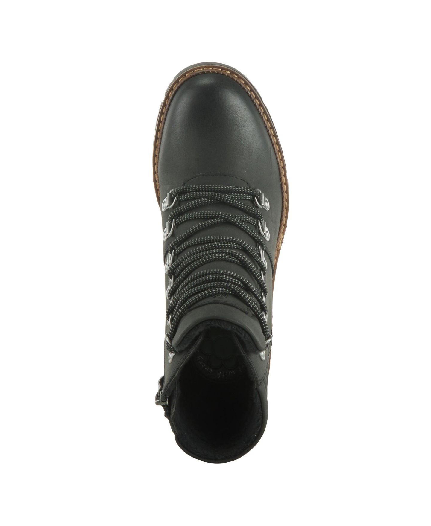 Женские ботинки Spring Step Rockies Booties with Durable Lug Sole, цвет: Чёрный — фото 3