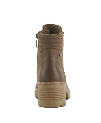 ROCKIES Hiking-Inspired Lace-Up Booties with Cushioned Insole