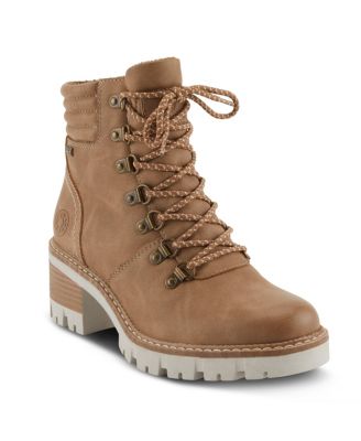 ROCKIES Hiking-Inspired Lace-Up Booties with Cushioned Insole