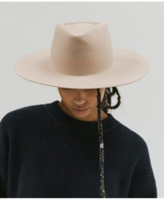 Dakota Wide Brim Felt Hat with Triangle Crown for Ultimate Style and Protection