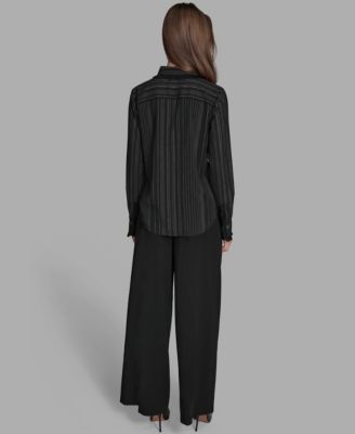 Women's Long Sleeve Embellished Top