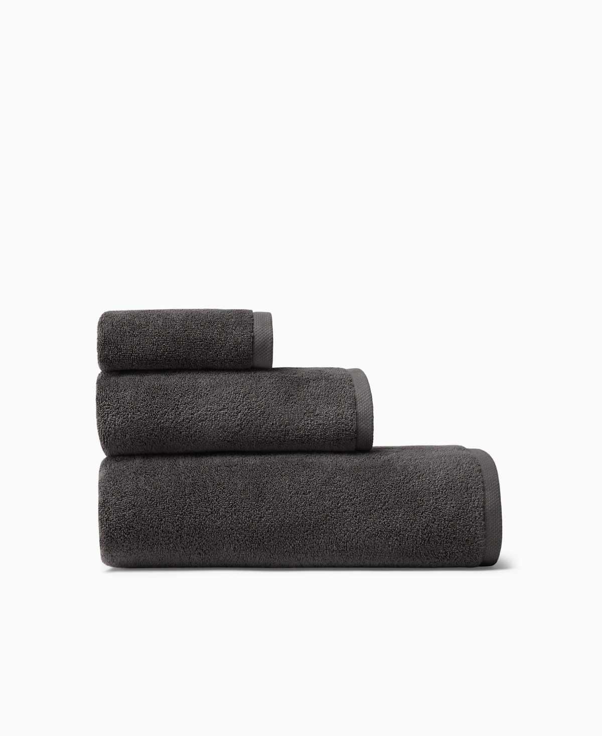 Sferra Cielo 100% Cotton Hand Towel, 20" X 30" In Silver