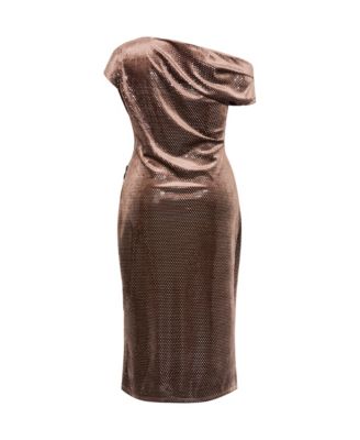 Plus Size Shimmy Midi Dress