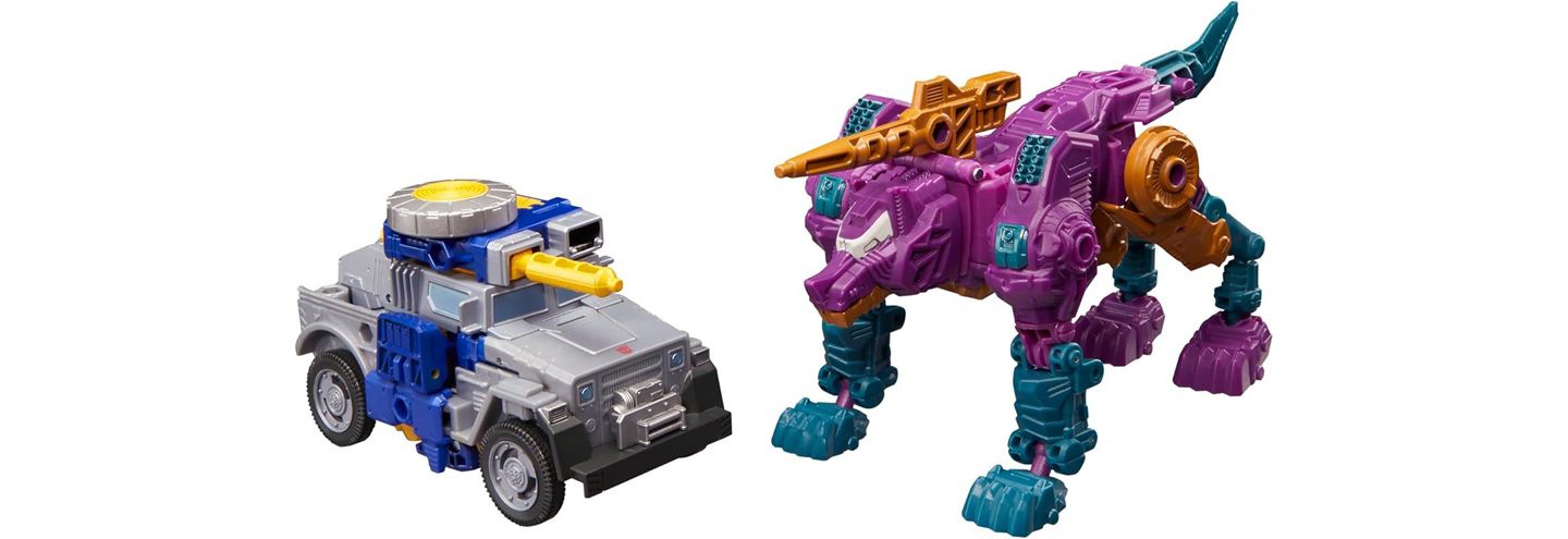Детские фигурки Transformers Wreck 'n Doom Fisitron and Carnivac Deluxe Class, 2-Piece, от 8 лет — фото 3
