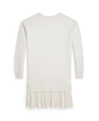 Girls' 7-16 Polo Bear Fleece Dress