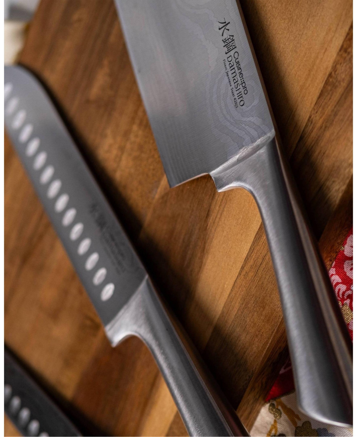 Cuisine::pro Damashiro Hiryu 10-pc. Knife Block Set In Silver