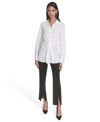 Women's Long Sleeve Poplin Shirt