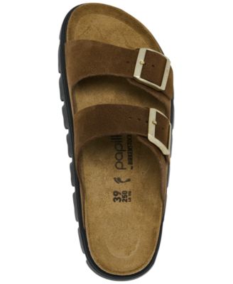 Women's Arizona Chunky Suede Leather Platform Sandals from Finish Line