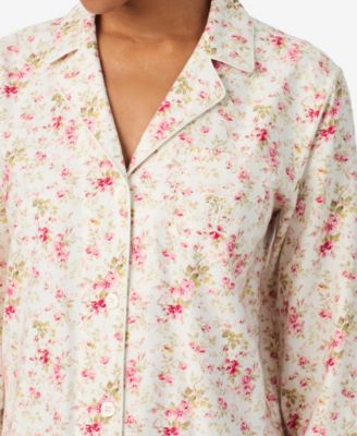 Women's Long Sleeves Notch Collar Pajama Set