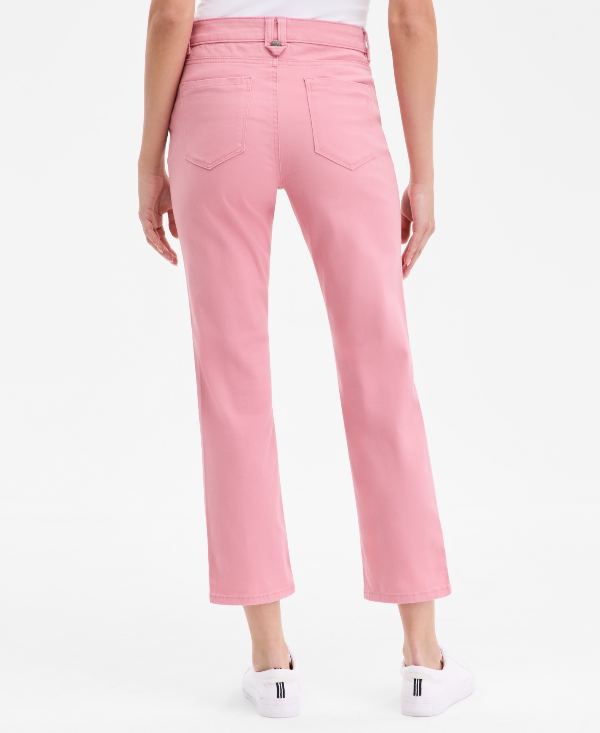 Nautica Jeans Women's Straight Ankle Pants In Pink
