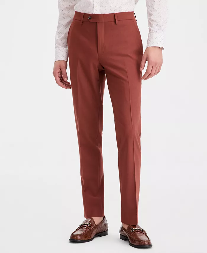 Men's Slim-Fit Wool Blend Suit Separates Pants - thumbnail 2