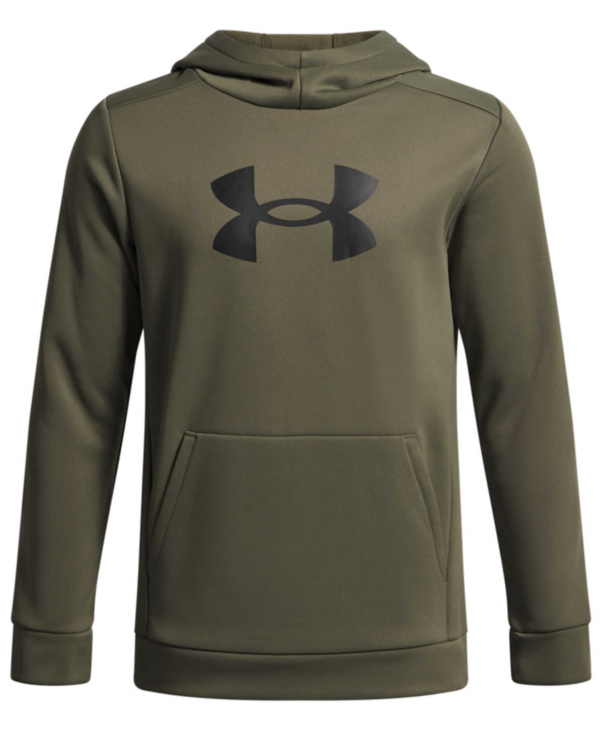 Under Armour Kids' Big Boys Armour Fleece Big Logo Hoodie In Green