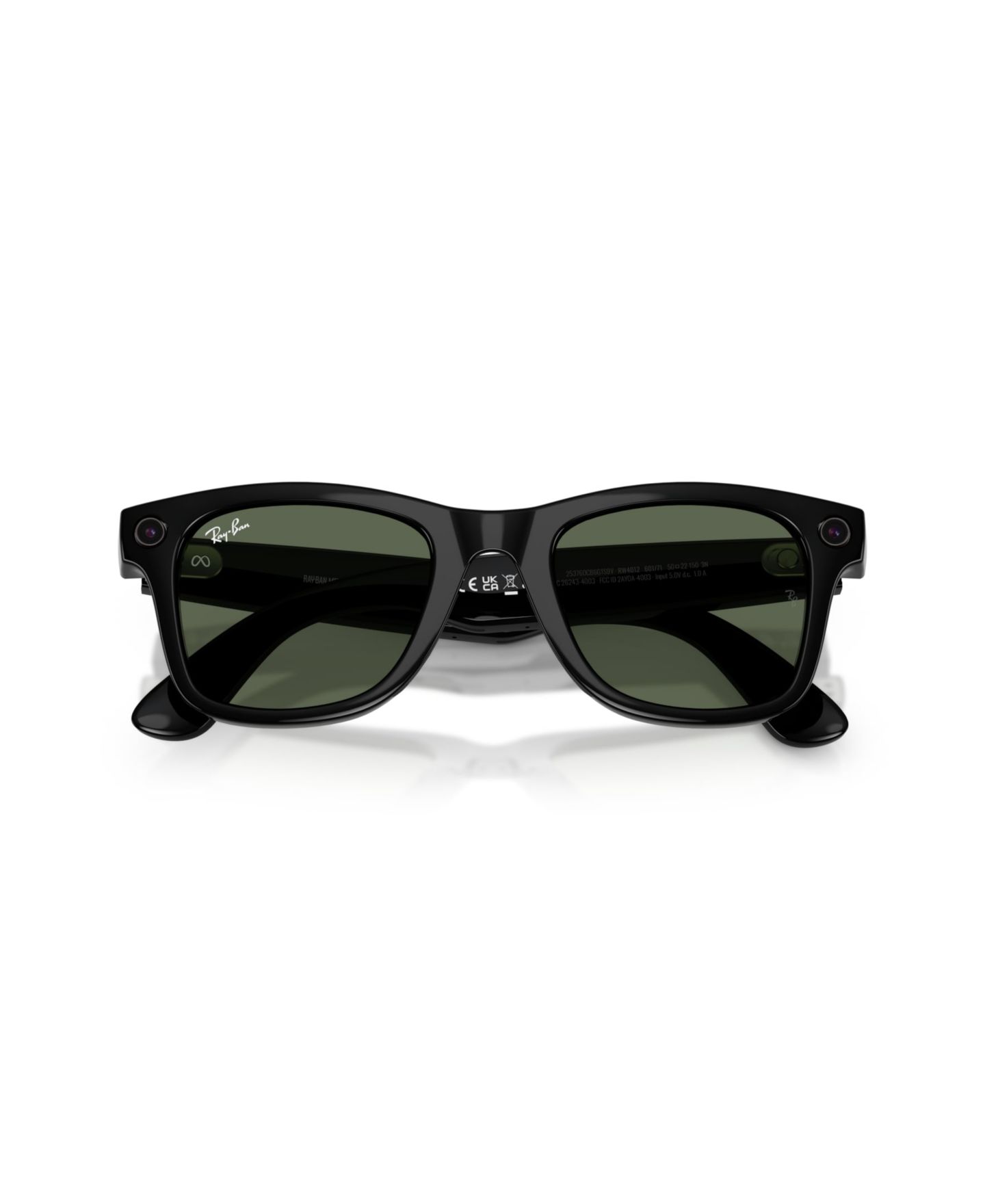 Очки Ray-Ban Meta Gen 2 Ray-Ban Unisex AI Glasses, Meta Wayfarer RW4012 - GEN 2, цвет: Чёрный — фото 4