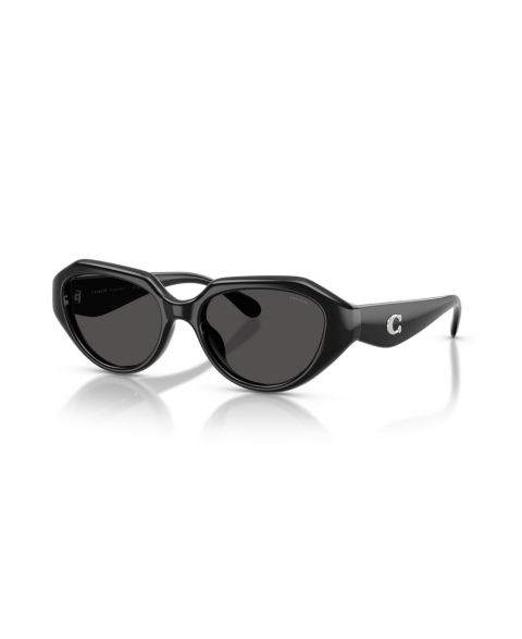 Женские солнцезащитные очки Coach Geometric Sunglasses, CBY77 HC8433U, цвет: Чёрный