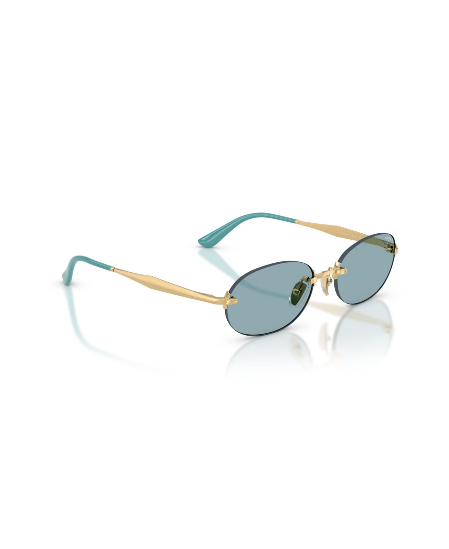 Женские солнцезащитные очки Vogue Eyewear Sunglasses, VO4342S, цвет: Золотой — фото 11