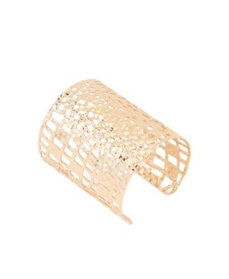 Metallic Statement Cuff Bracelet