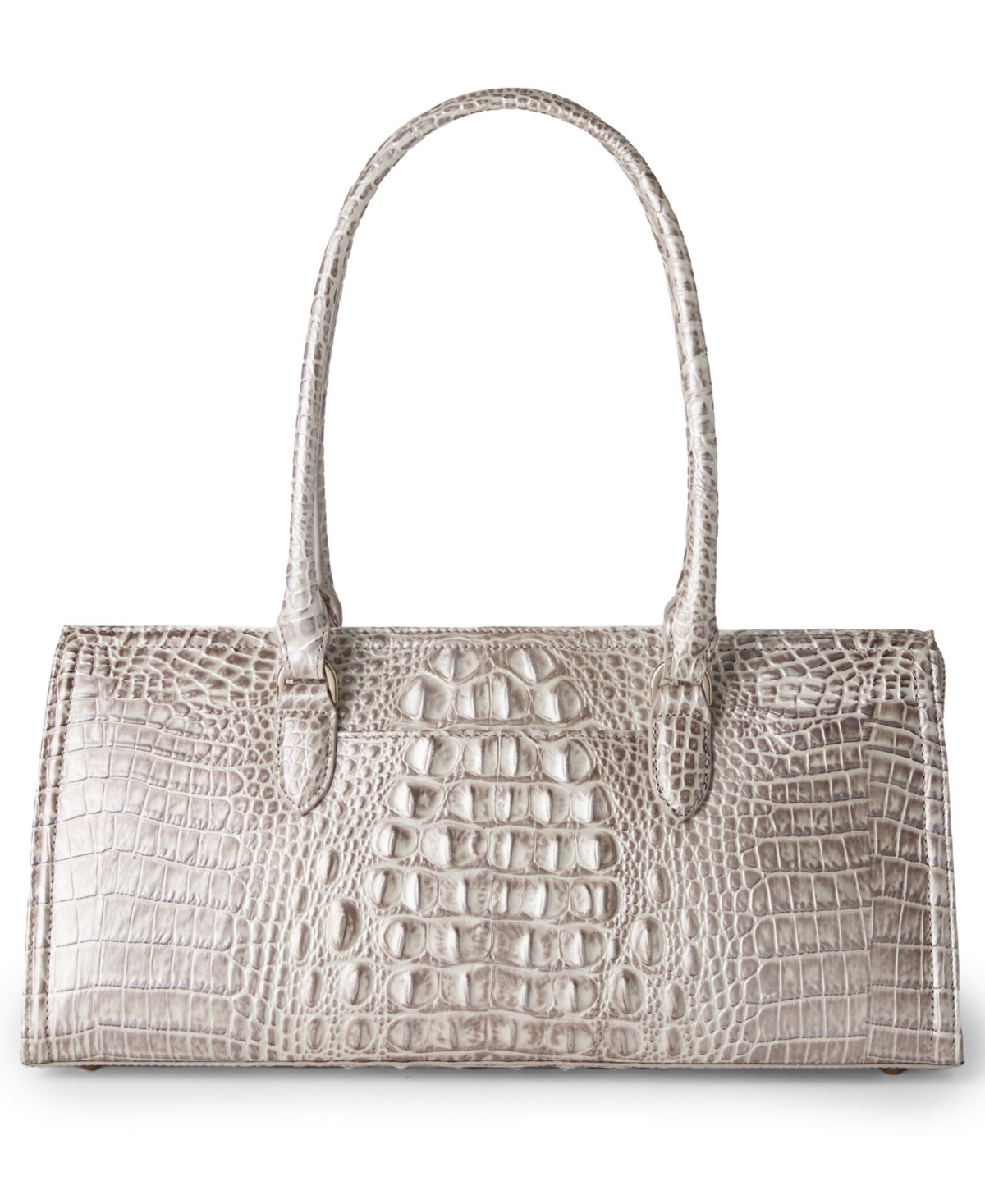 Brahmin Sophia Large Melbourne Satchel Bag In Gray