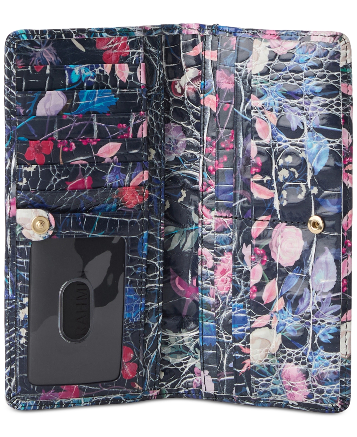 Brahmin Ady Melbourne Embossed Leather Wallet In Multi