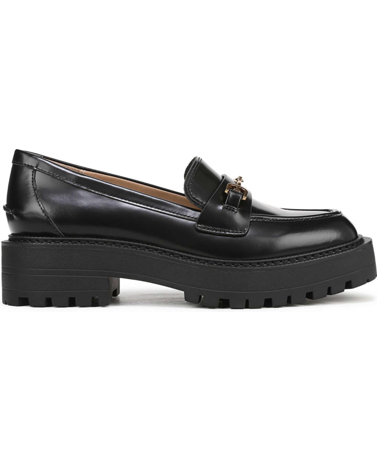 Женские туфли Sam Edelman Lea Platform, цвет: Чёрный кожаный — фото 2