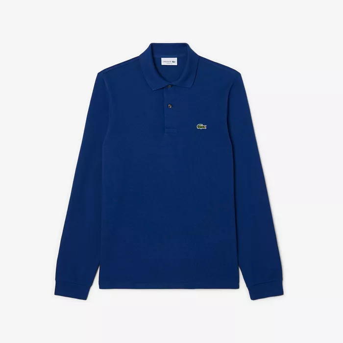 Men's Classic Fit Long-Sleeve Polo Shirt - thumbnail 5