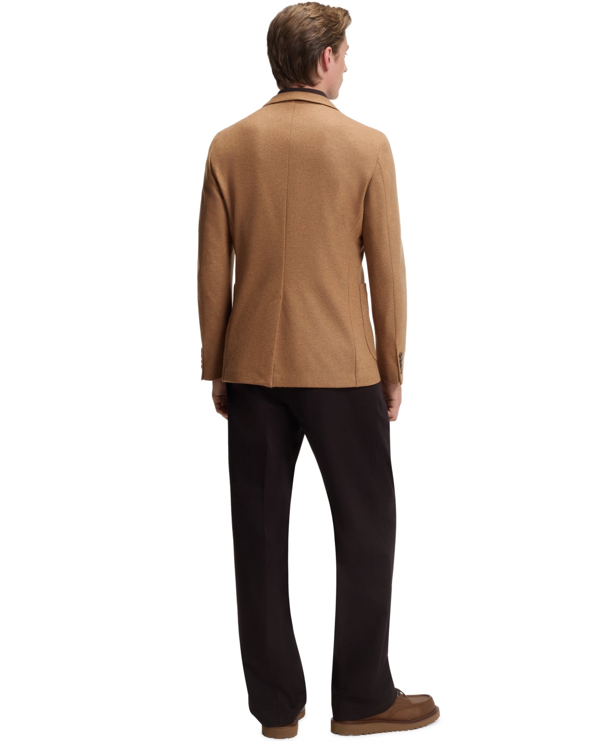 Hugo Boss Boss By  Men's Beckham X Boss Wool Cashmere Slim-fit Blazer In Brown