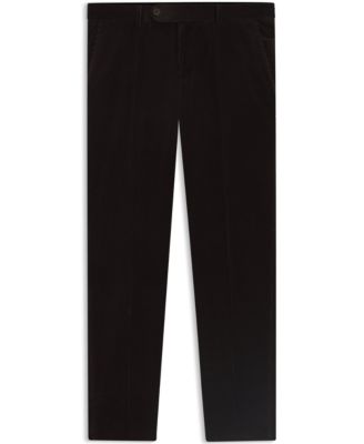 Men's BECKHAM x BOSS Striped Cotton Pleat-Front Pants