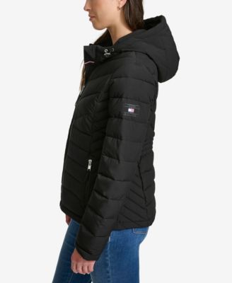 Women's Long Sleeve Hooded Puffer Jacket