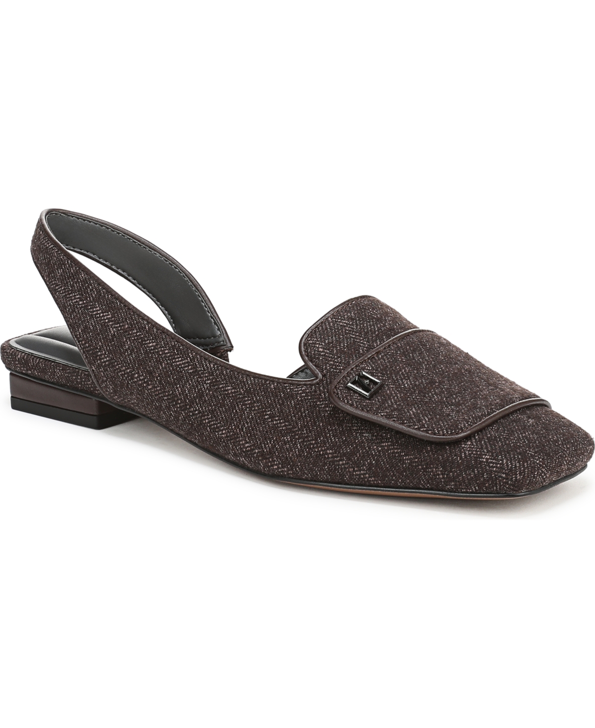 Franco Sarto Women's Teagan Square Toe Slingback Flats In Brown