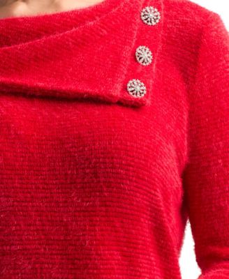 Women's Cowl Neck Mohair Top