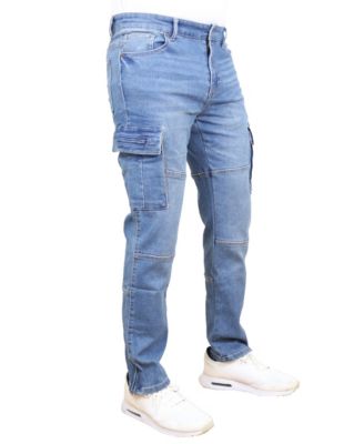 Men's Stretch Cargo Pocket Jeans