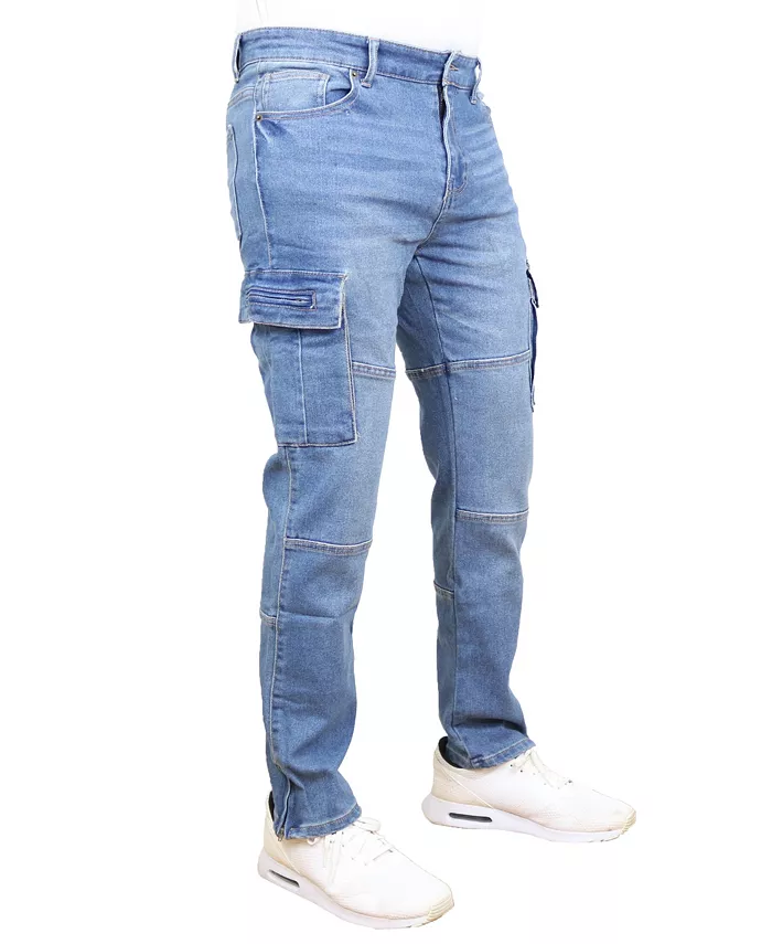 Men's Stretch Cargo Pocket Jeans - thumbnail 9