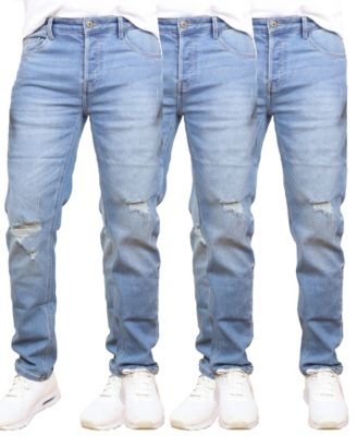 Men's 3-Pack Stretch Ripped Jeans