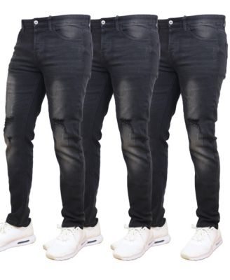 Men's 3-Pack Stretch Ripped Jeans