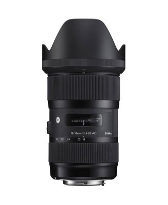 18-35mm f/1.8 DC HSM ART Lens for Canon EF, Bundle with Hoya 72mm Filter Kit II, Cleaning Kit, Cleaning Cloth