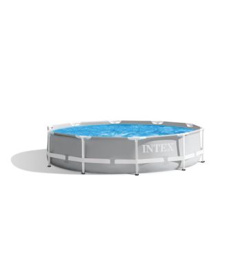 10'x30" Prism Metal Frame Round Outdoor Above Ground Swimming Pool, No Pump