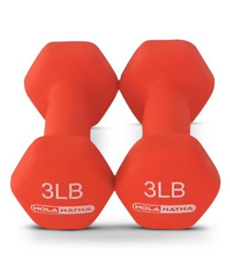 3, 5, and 8 Pound Dumbbell Hand Weight Set with Storage Rack, Multi