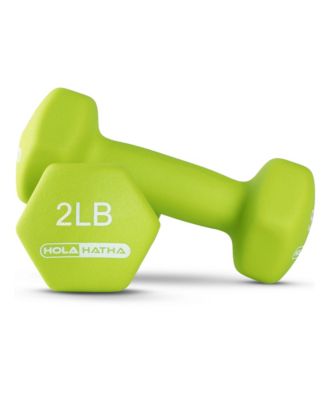 1, 2 and 3 lb Neoprene Dumbbell Strength Training Weight Set with Rack