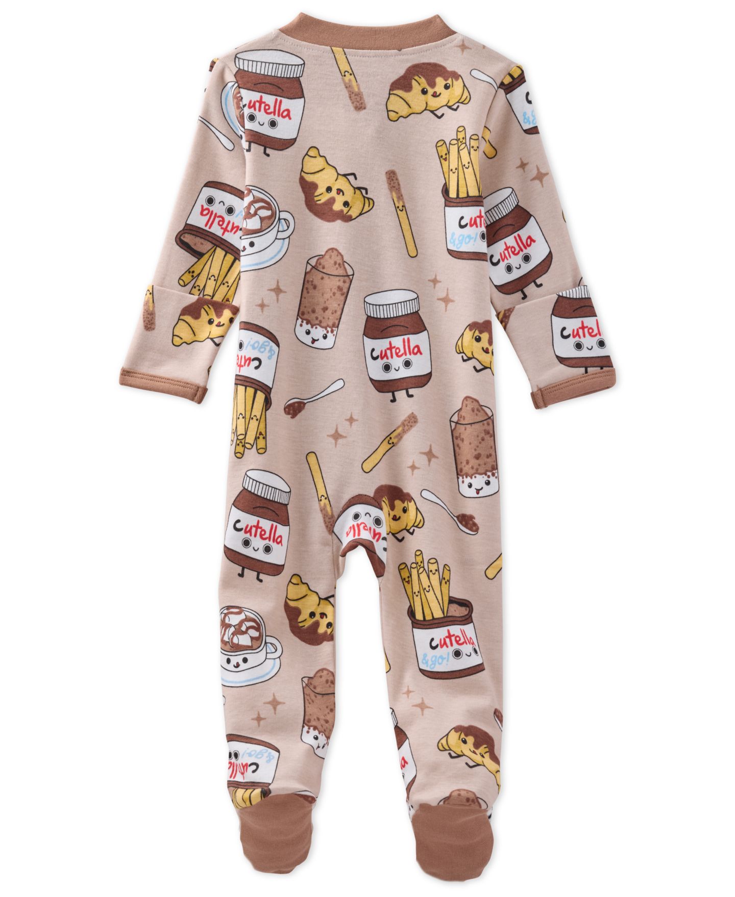 Комбинезон butterblu Scout 2-Way Zip Footed Coveralls для малышей, цвет: Шоколадный — фото 2