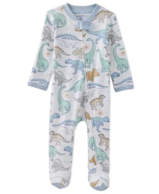 Baby Boys Scout 2-Way Zip Footed Sleep and Play Coveralls