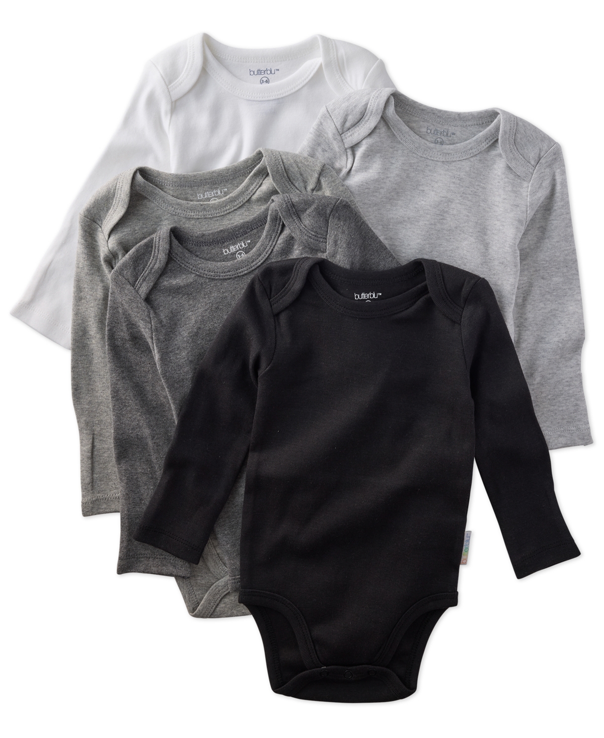Butterblu Baby 5-piece Long Sleeve Bodysuits In Multi