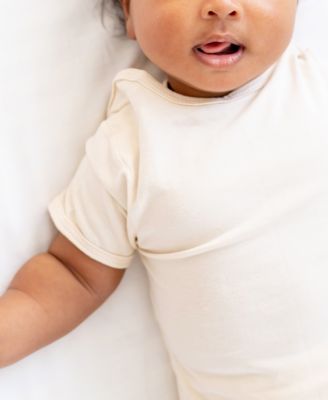 Baby Boys' and Girls' Cotton Short-Sleeve Bodysuits, 5-Pack Set